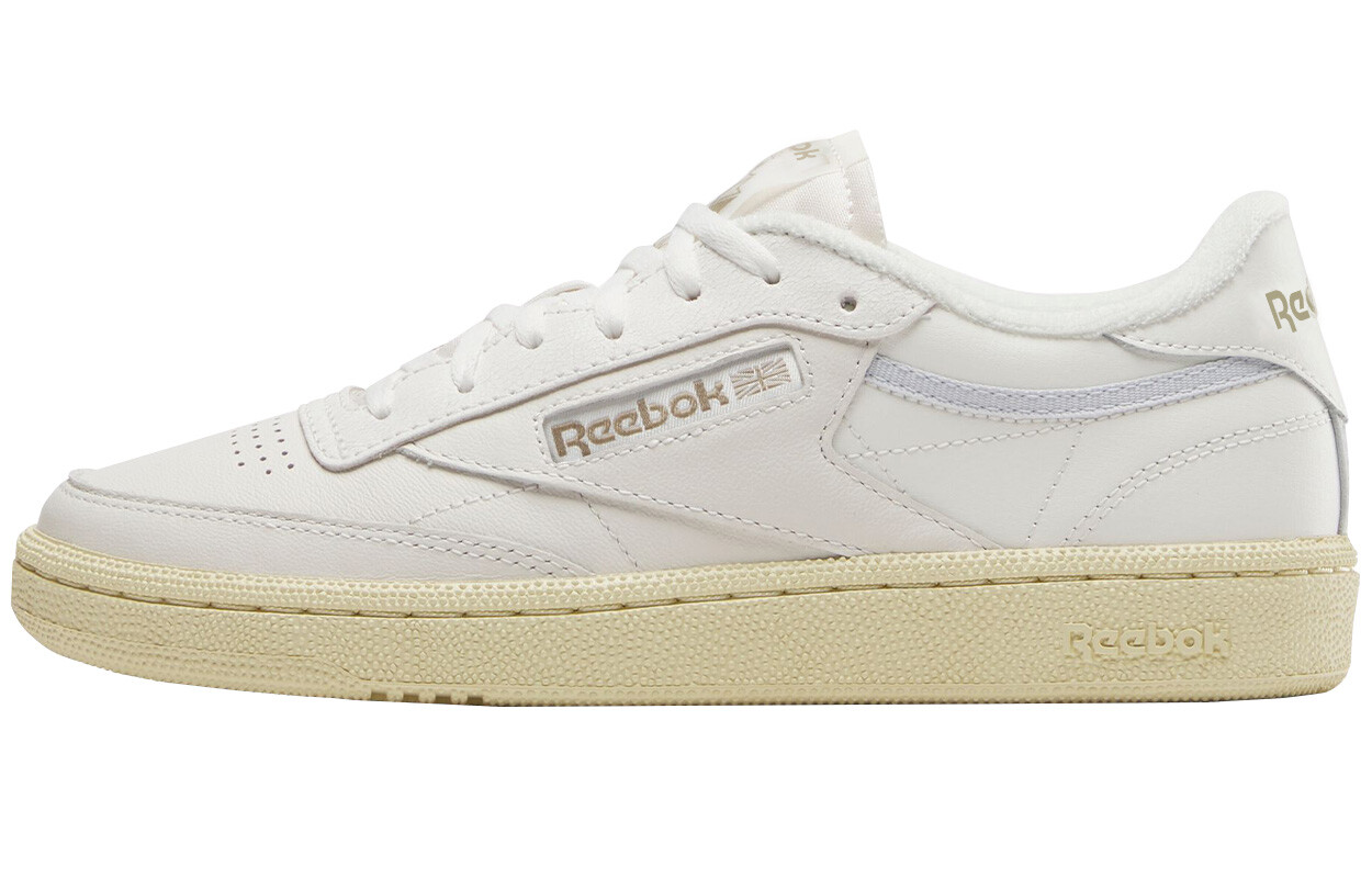 

Кроссовки Reebok Club C Skateboarding Shoes Women's Low-top White, белый