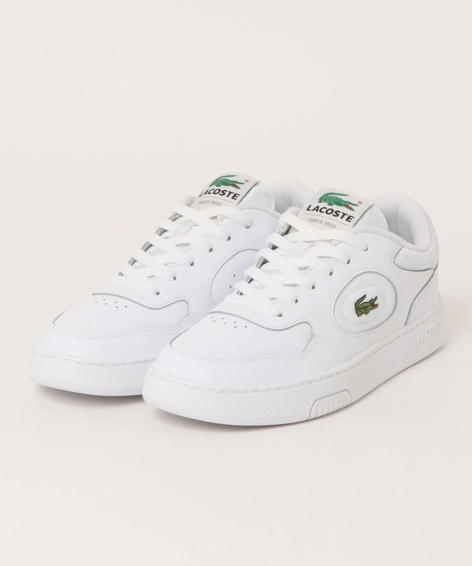 Мужские кроссовки LACOSTE LINESET 223 из натуральной кожи, белые