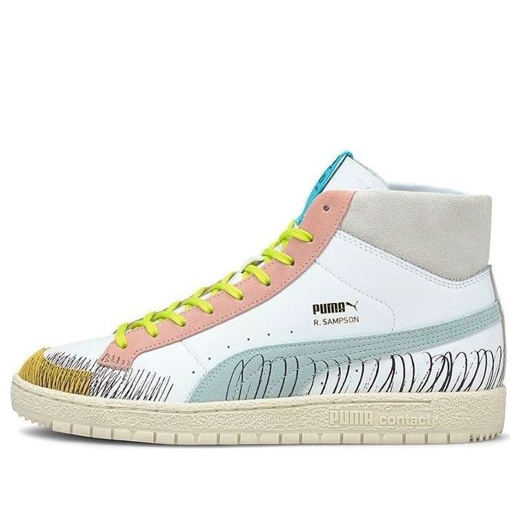 

Кеды PUMA Michael Lau x Ralph Sampson 70 Mid 'Scribble', белый