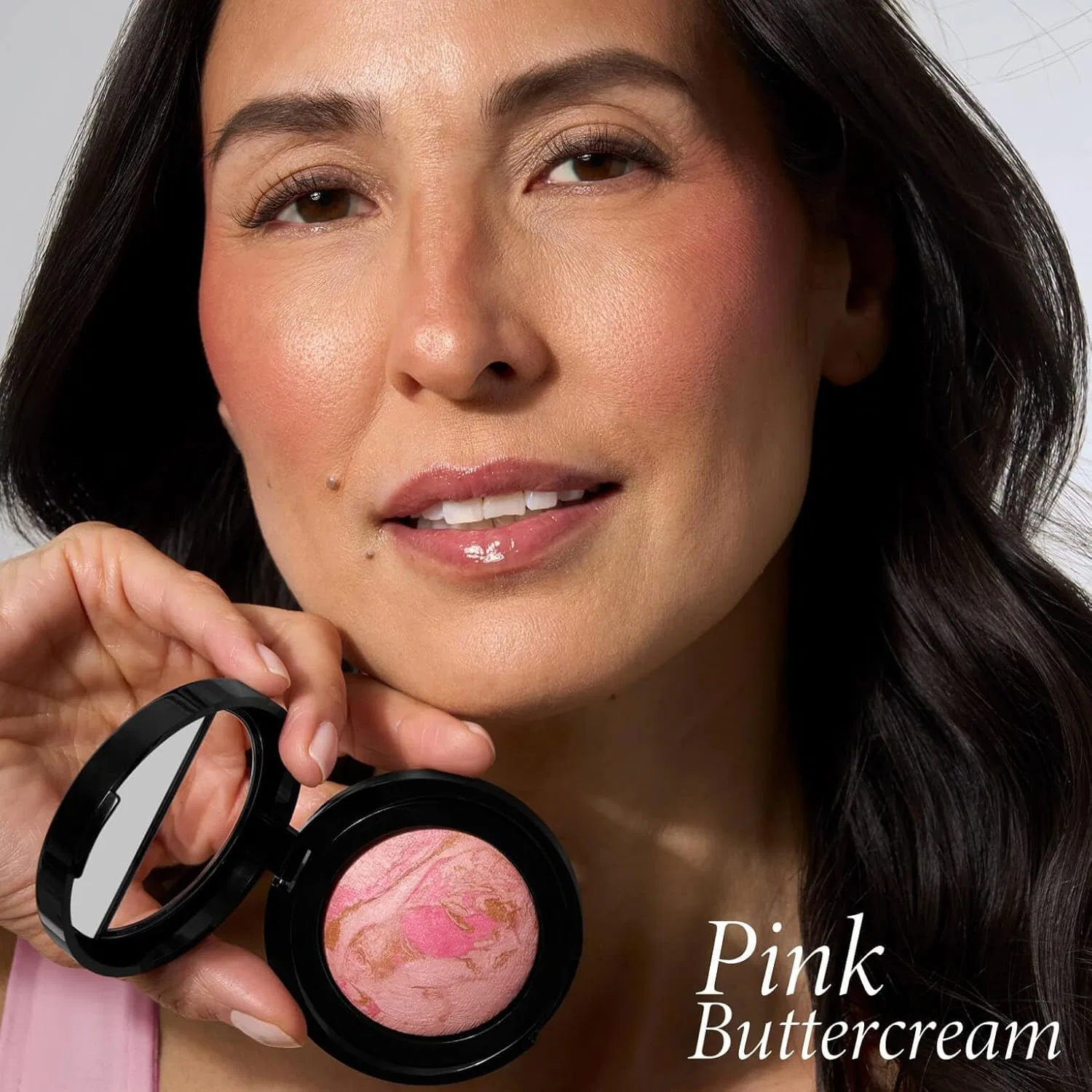 Румяна Baked Blush-N-Brighten, LAURA GELLER NEW YORK, цвет Pink Buttercream, 4.5 г — фото 4