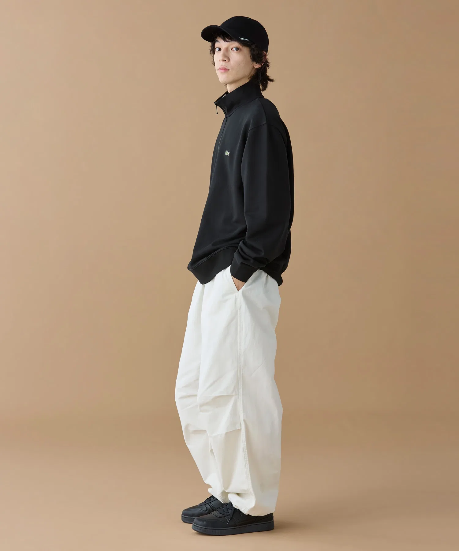 Мужские кроссовки T-CLIP SHIELD 225 LACOSTE чёрные — фото 4