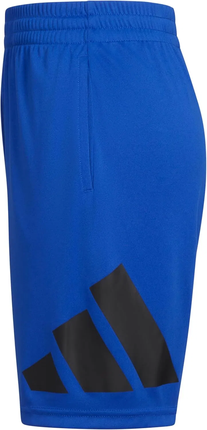 Детские спортивные шорты Adidas с эластичным поясом, модель Essential, Blue Royal — фото 2