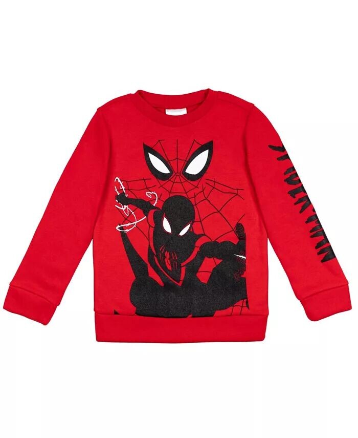 

Толстовка Big Boys Spider-Man Miles Morales Marvel, красный