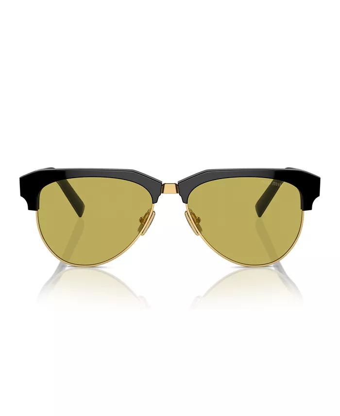 Женские солнцезащитные очки, MU 09Zs MIU MIU, черный — фото 2