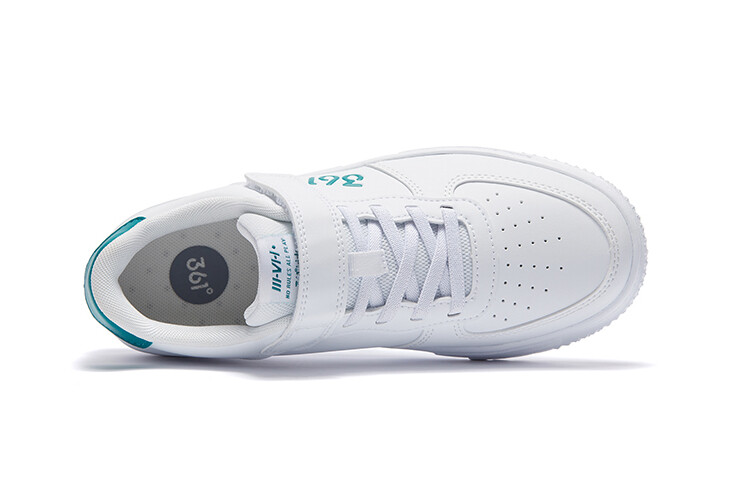 Детские кроссовки для скейтбординга Kids Low-top Белый/зеленый 361°Kids, зеленый — фото 4