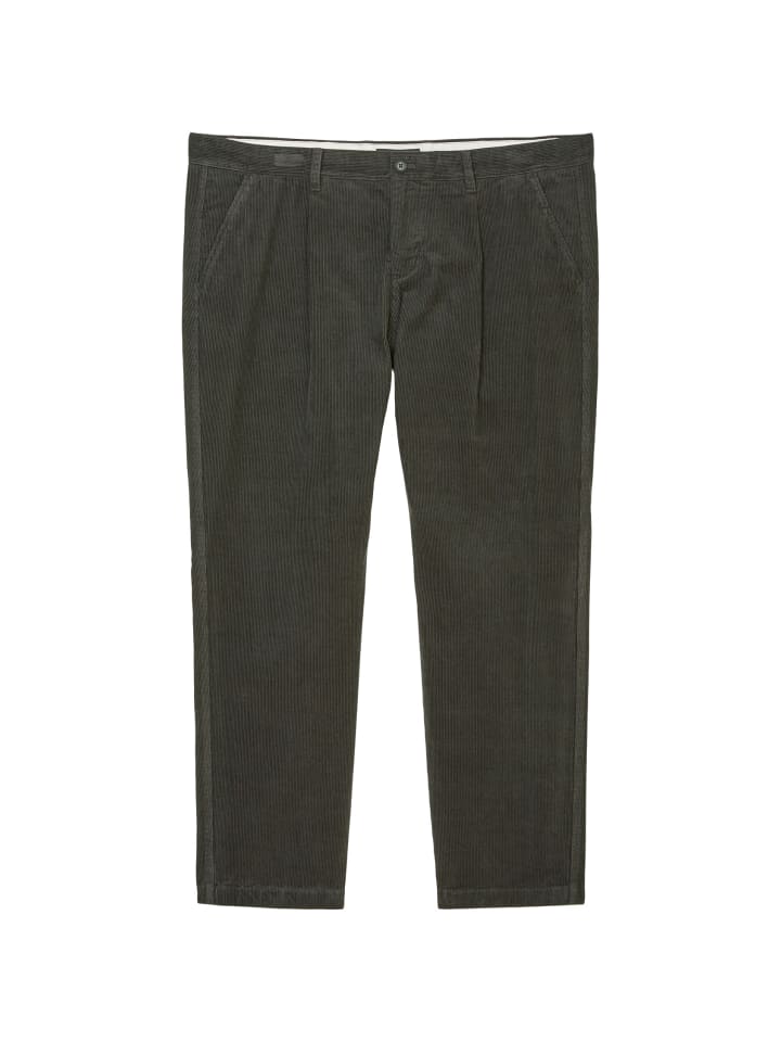 

Тканевые брюки Marc O'Polo Modell OSBY pleats tapered, цвет broken graphite