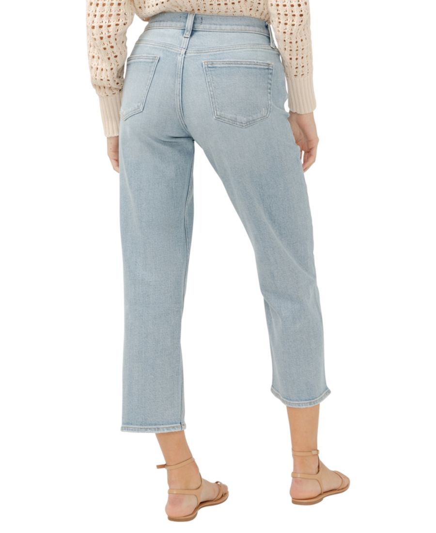 Женские джинсы средней посадки прямого кроя Silver Jeans Co, Indigo — фото 2