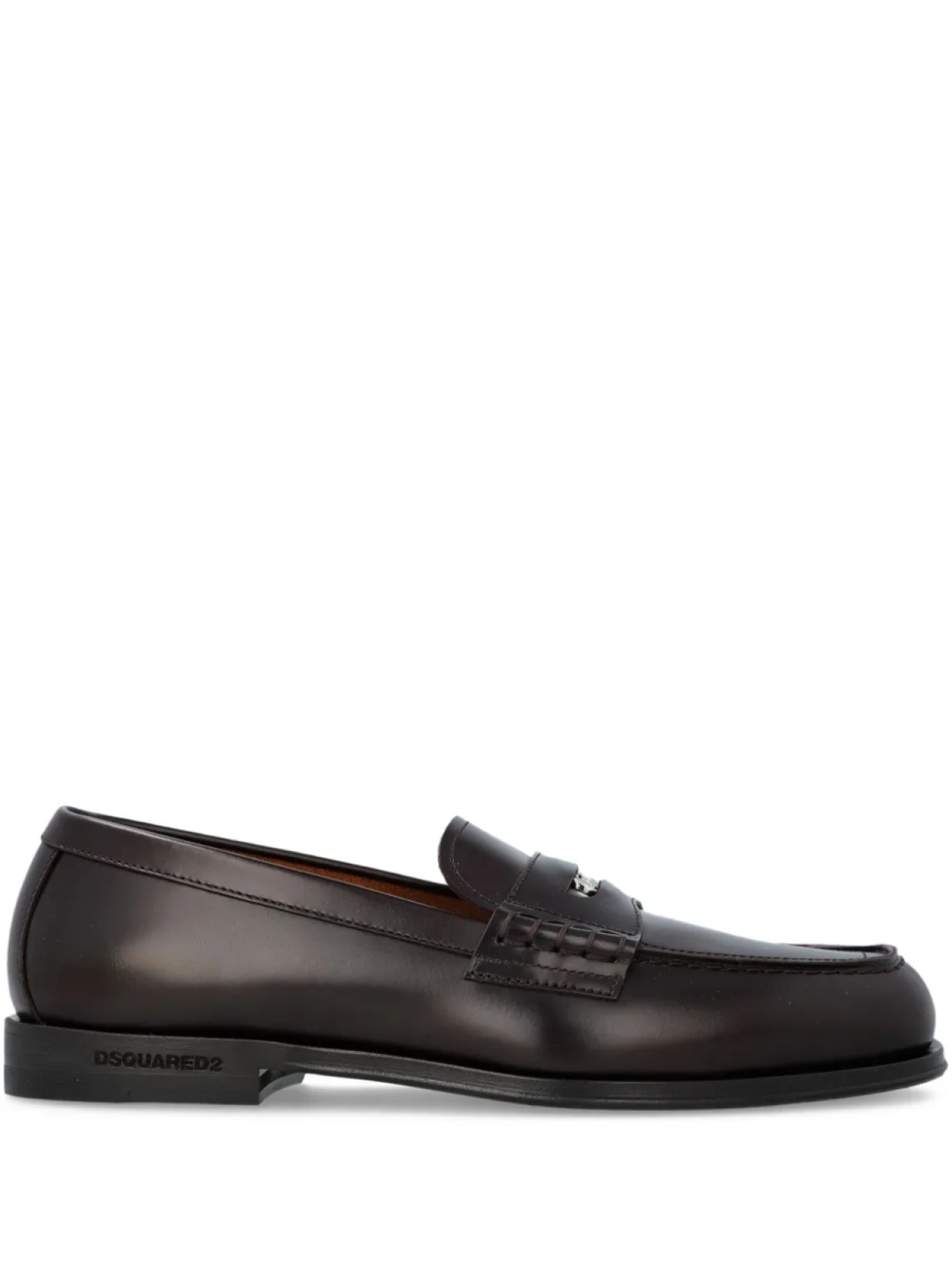 DSQUARED2 кожаные мокасины, красный