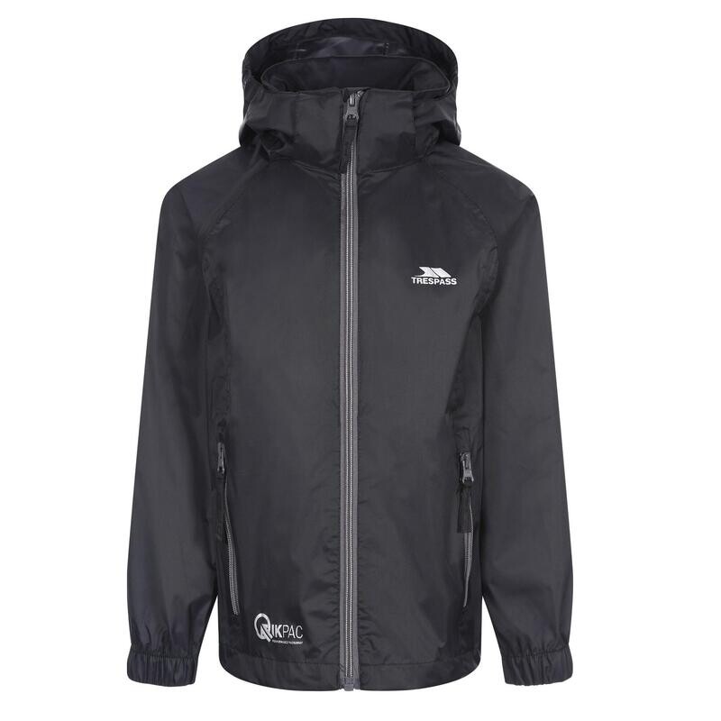 

Детская куртка Trespass, цвет black/carbon grey