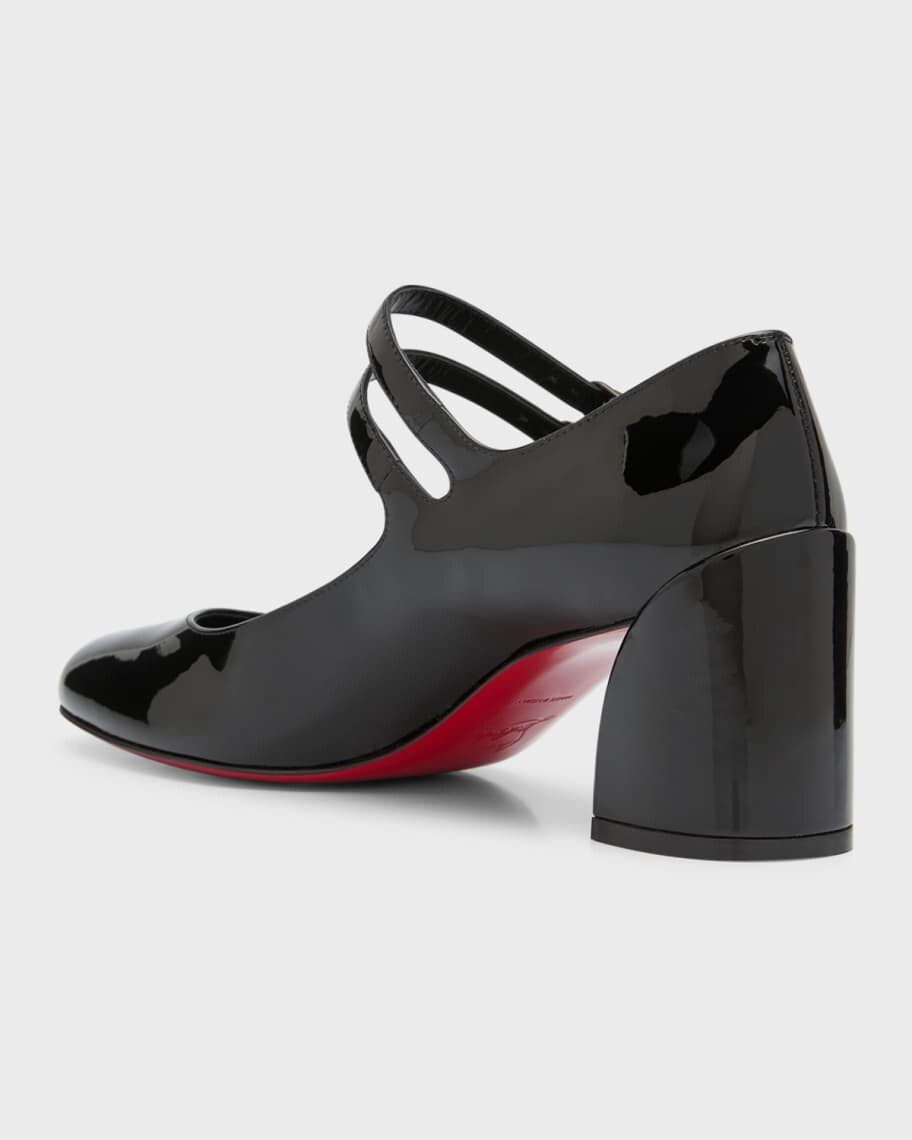 Лакированные туфли-лодочки Miss Jane с красной подошвой Christian Louboutin — фото 4