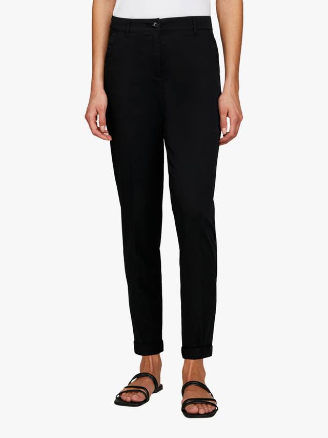 

Сигаретные укороченные брюки SISLEY, Black