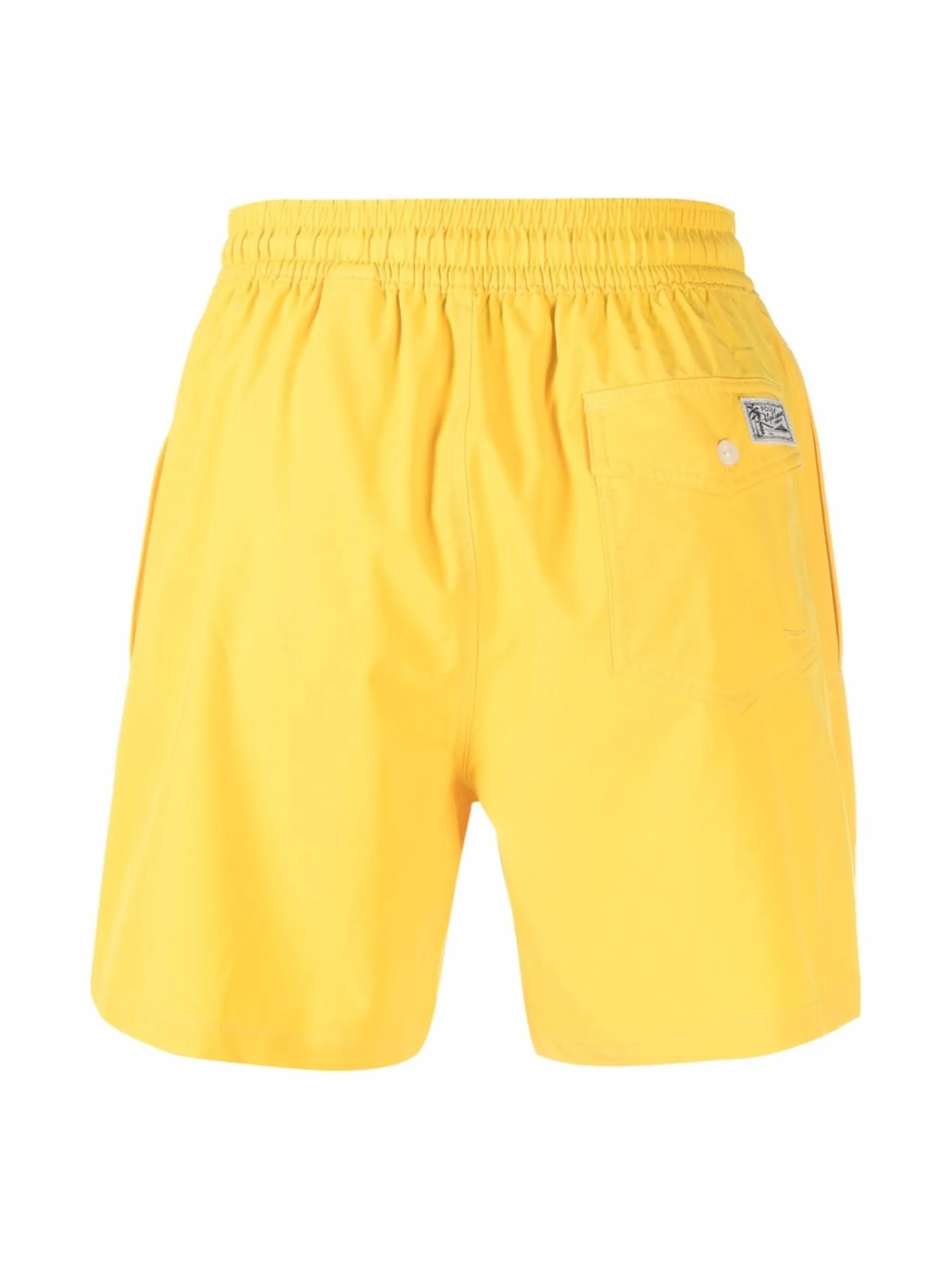 Плавки-шорты с кулиской и логотипом Polo Ralph Lauren, желтый — фото 2