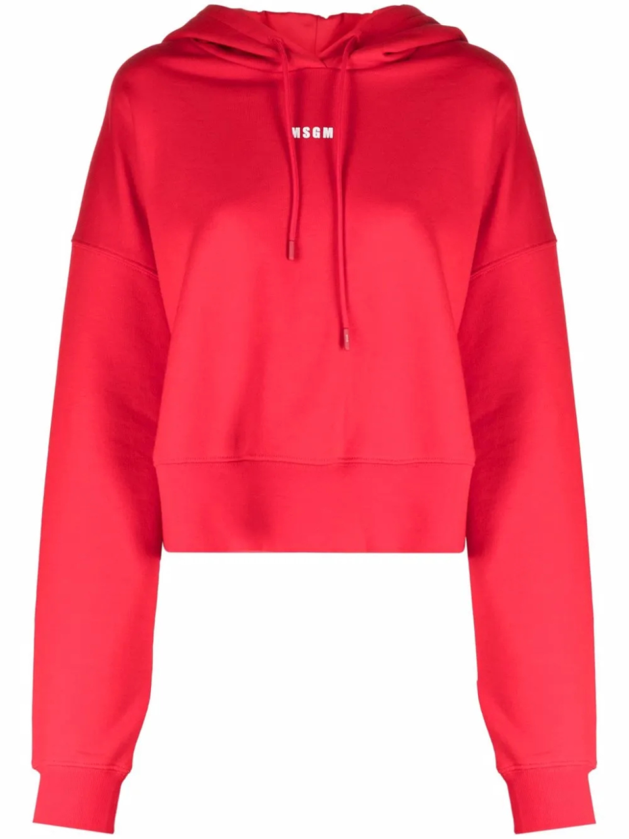 

Худи оверсайз с логотипом MSGM, красный