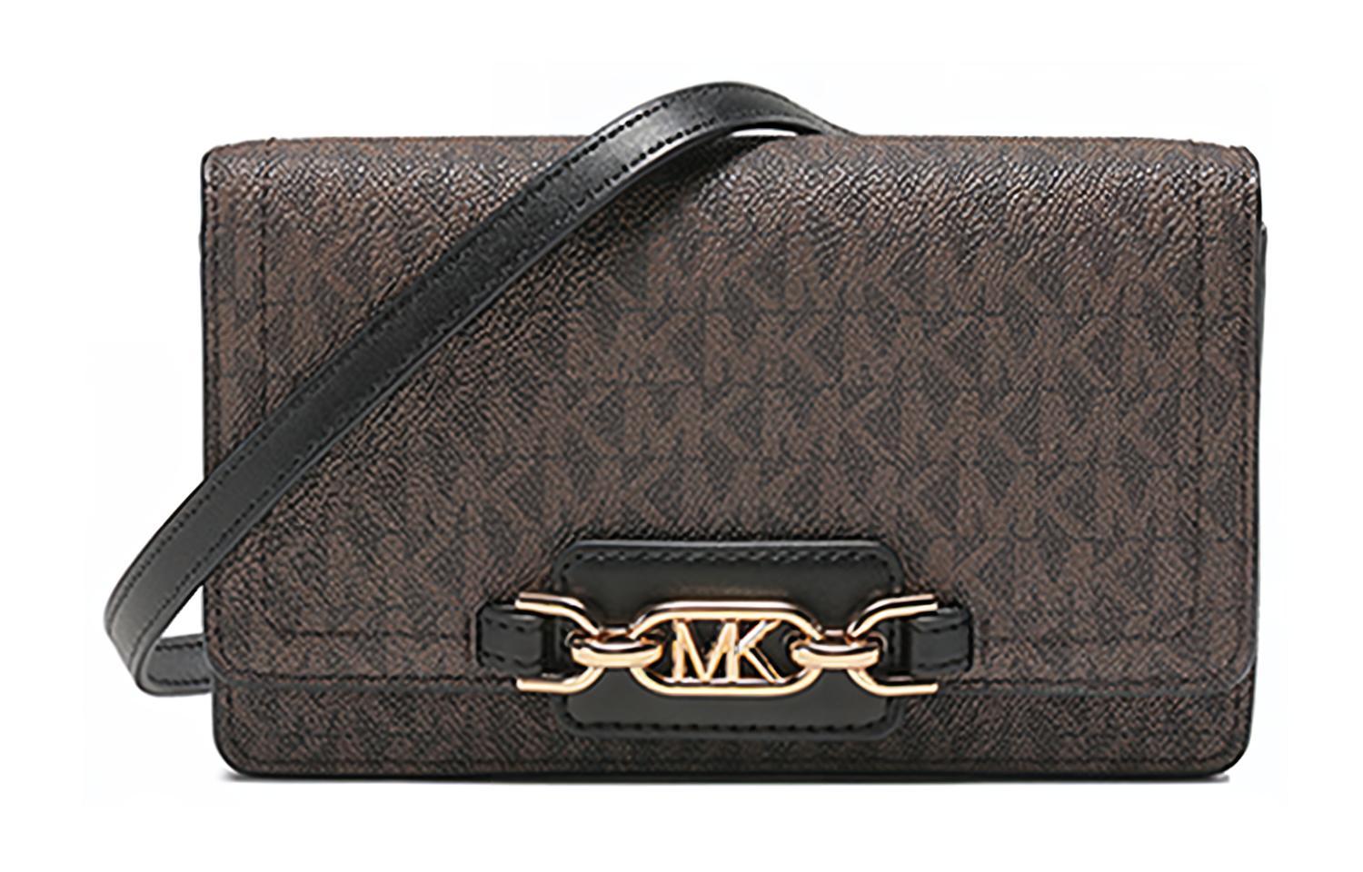 

MICHAEL KORS Коричневая женская сумка-клатч из искусственной кожи на плечо