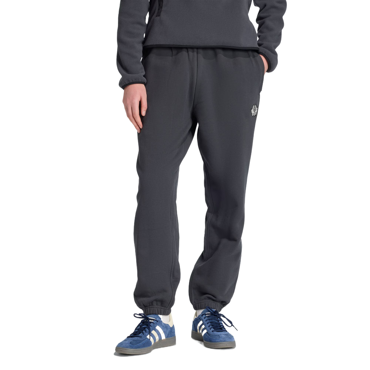 Свободные вязаные спортивные штаны men's Adidas Originals, черный — фото 3