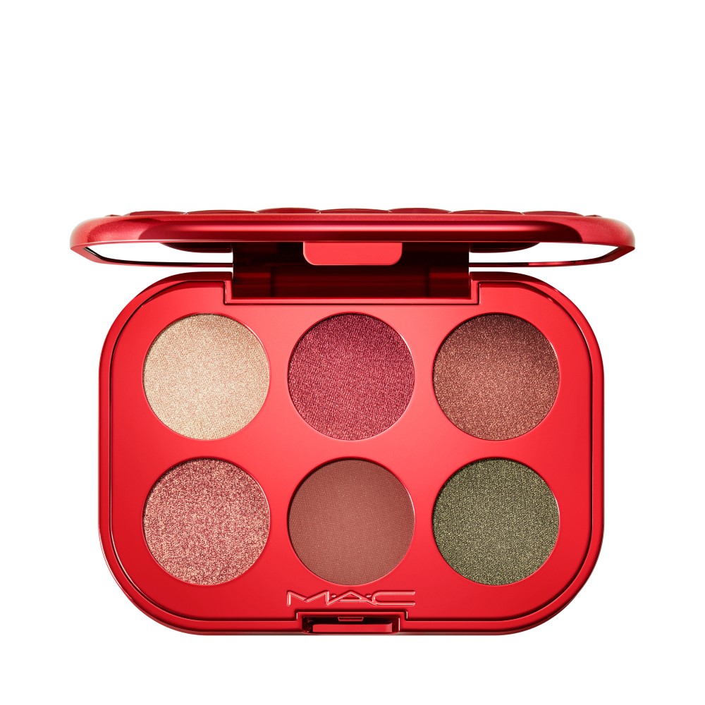

Палитра теней для век eye shadow x 6: lovestruck luck Mac, вес 7.5 гр.