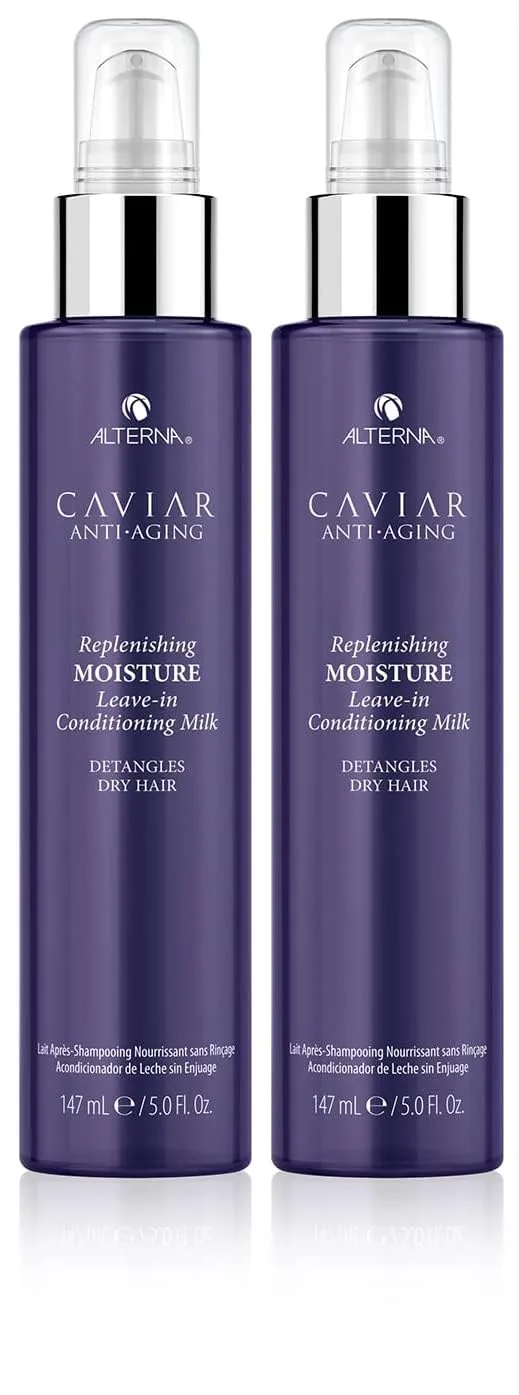 Alterna Haircare CAVIAR Антивозрастное восстанавливающее увлажняющее несмываемое кондиционирующее молочко, 140 мл | Распутывает сухие волосы | Без сульфатов, без парабенов