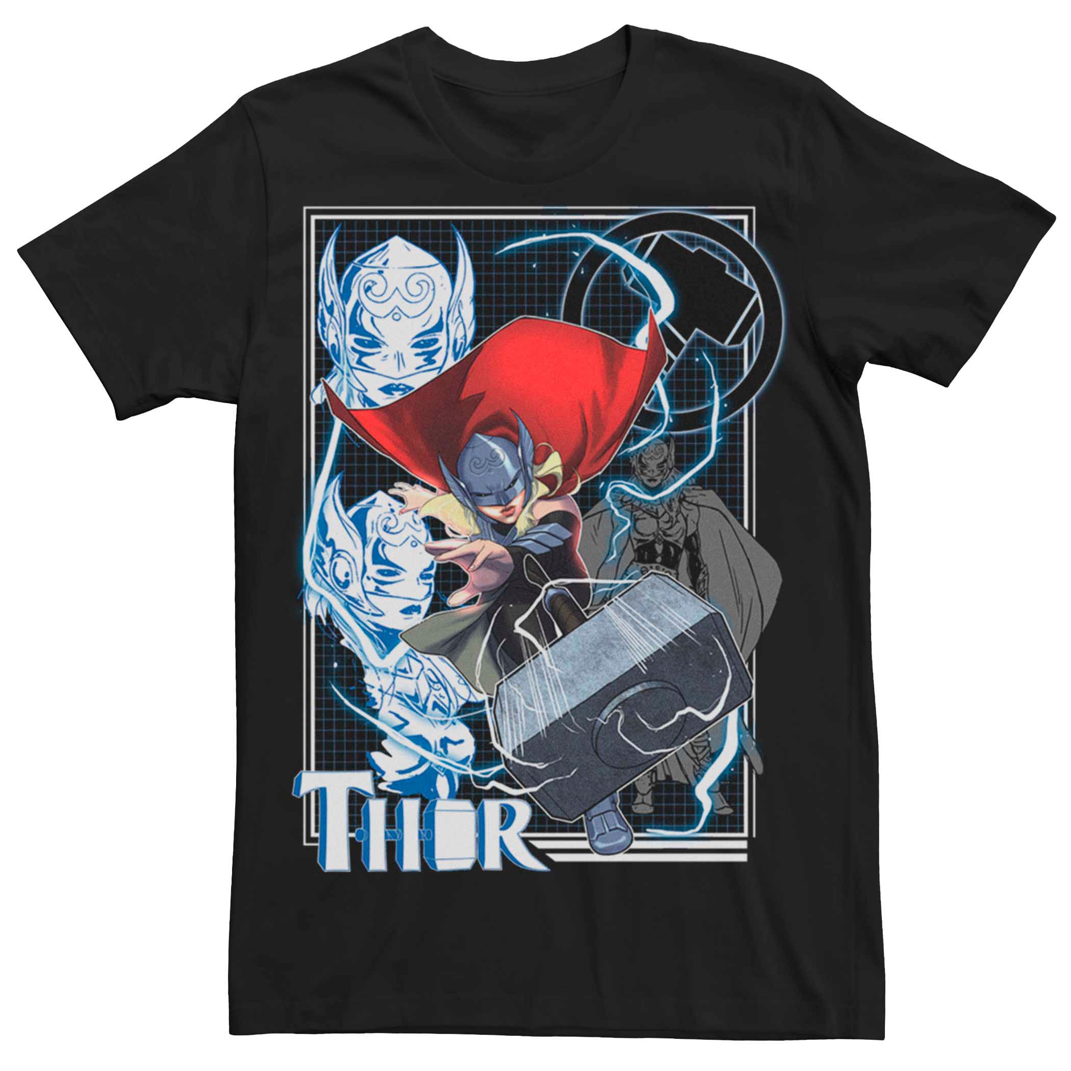 

Мужская футболка Marvel Thor Jane Foster Hammer Throw Action Tee Licensed Character