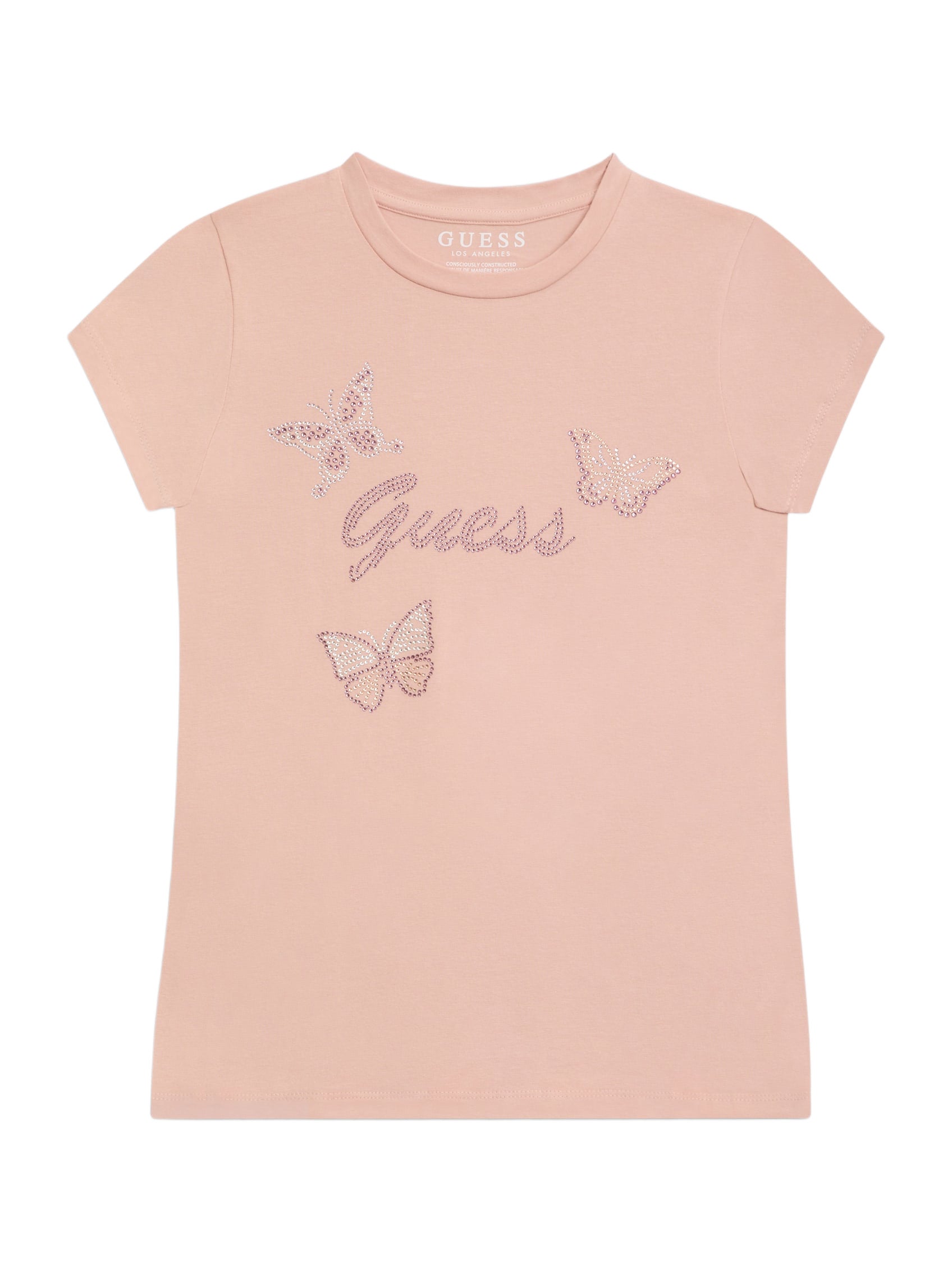 

Футболка Eco Sandra с бабочками (7-14) Guess Factory, rose bliss, Розовый, Футболка Eco Sandra с бабочками (7-14) Guess Factory, rose bliss