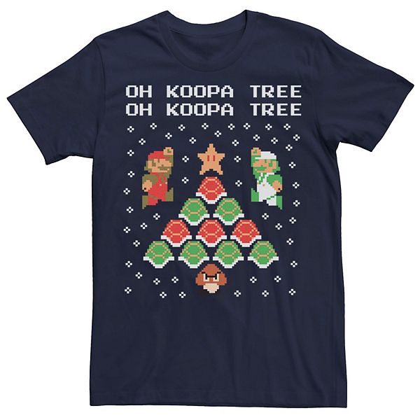 

Футболка с принтом Nintendo Super Mario Oh Koopa Tree Licensed Character
