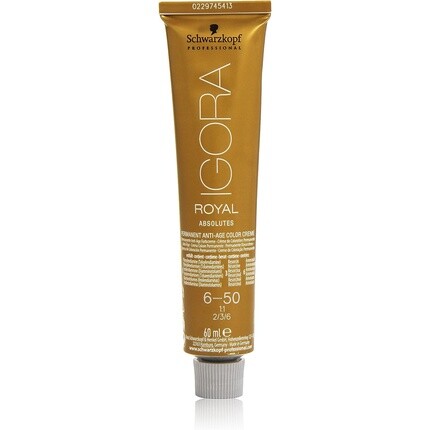 

Igora Royal Permanent Anti-Age Color Creme 60 мл 6-50 Темно-русый золотой натуральный, Schwarzkopf