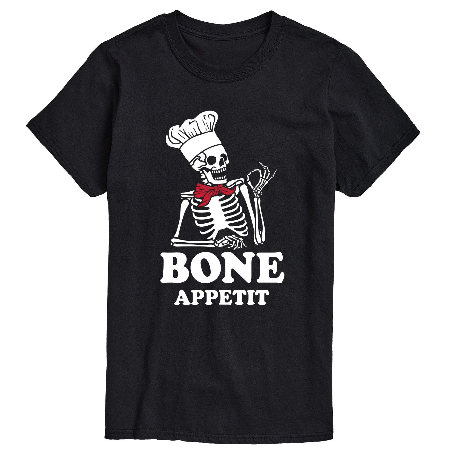 

Мужская футболка Bone Appetit Skeleton Licensed Character