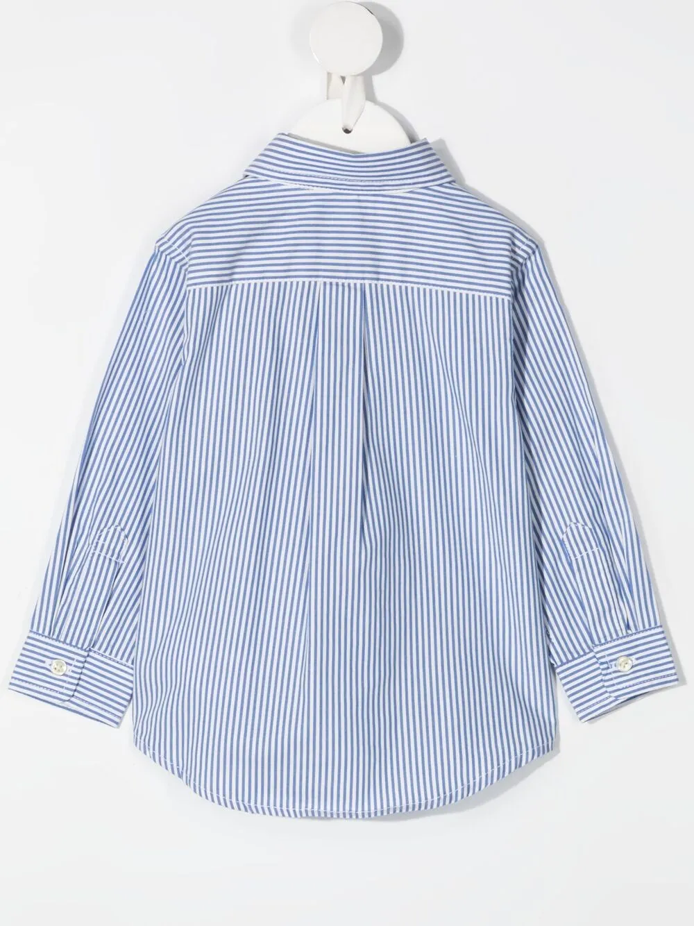 Полосатая рубашка на пуговицах POLO RALPH LAUREN KIDS, синий — фото 2