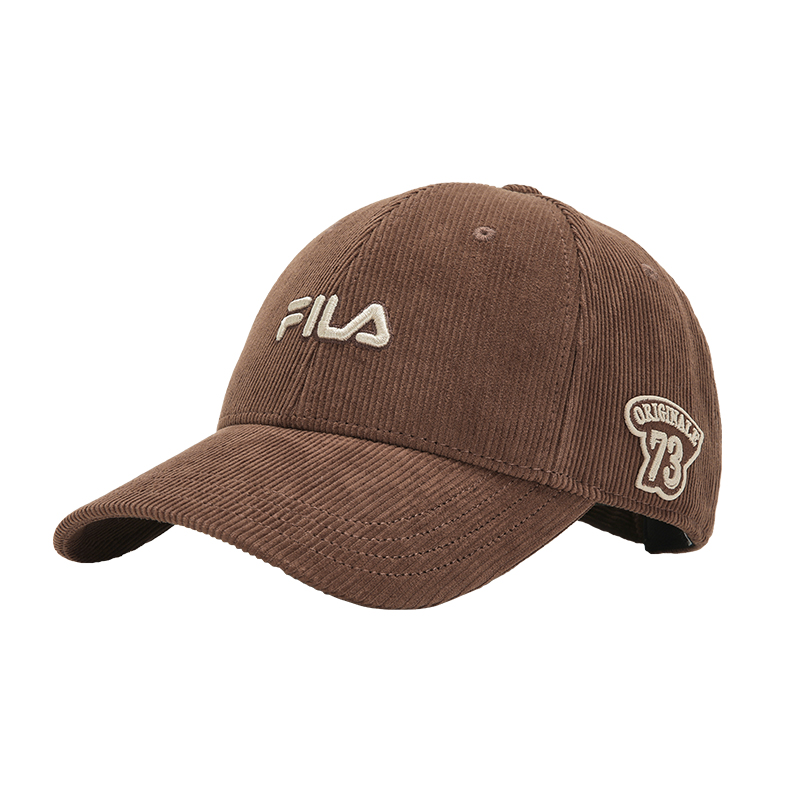 

FILA Оригинальная хлопковая бейсболка унисекс землисто-желтого коричневого цвета, Earth Yellow Brown