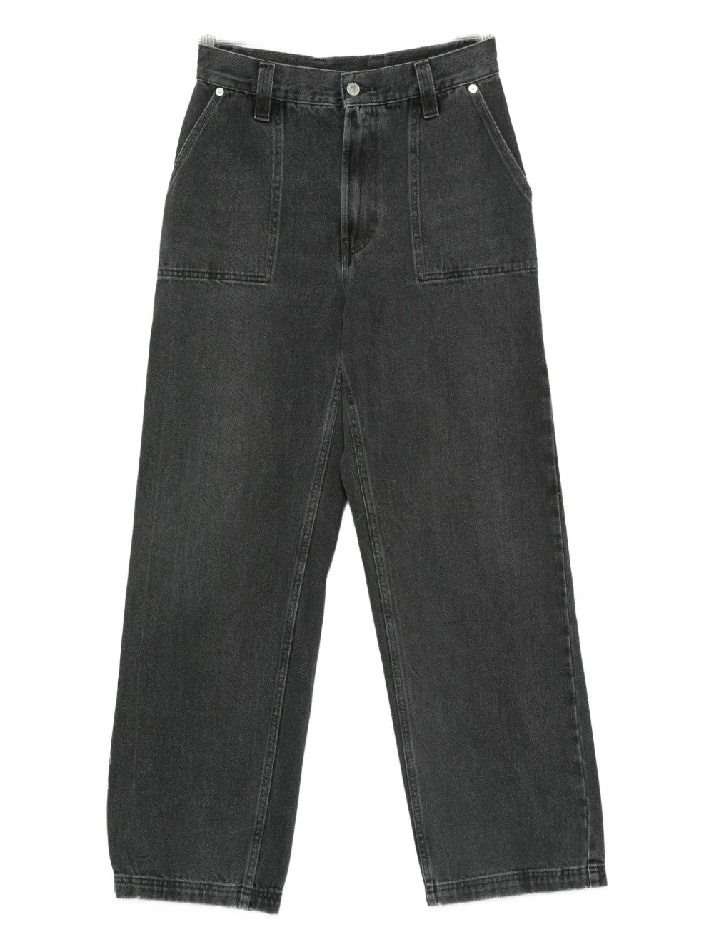 

Джинсы с накладными карманами 6397, черный