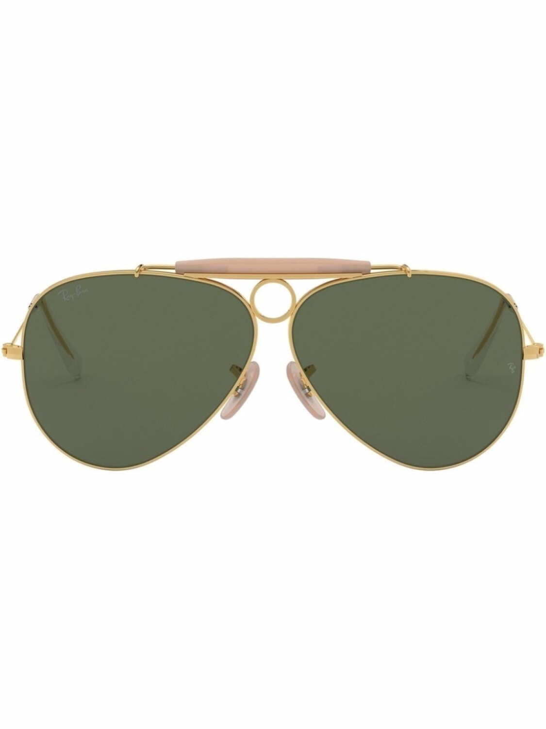 

Ray-Ban солнцезащитные очки-авиаторы Shooter, золотистый