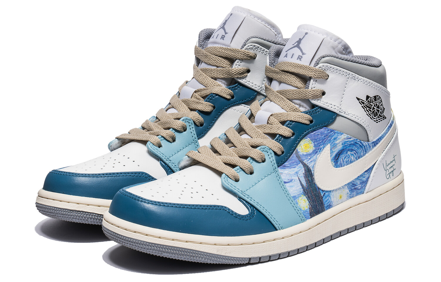 

Jordan Air Jordan 1 винтажные баскетбольные кроссовки мужские, Light Blue