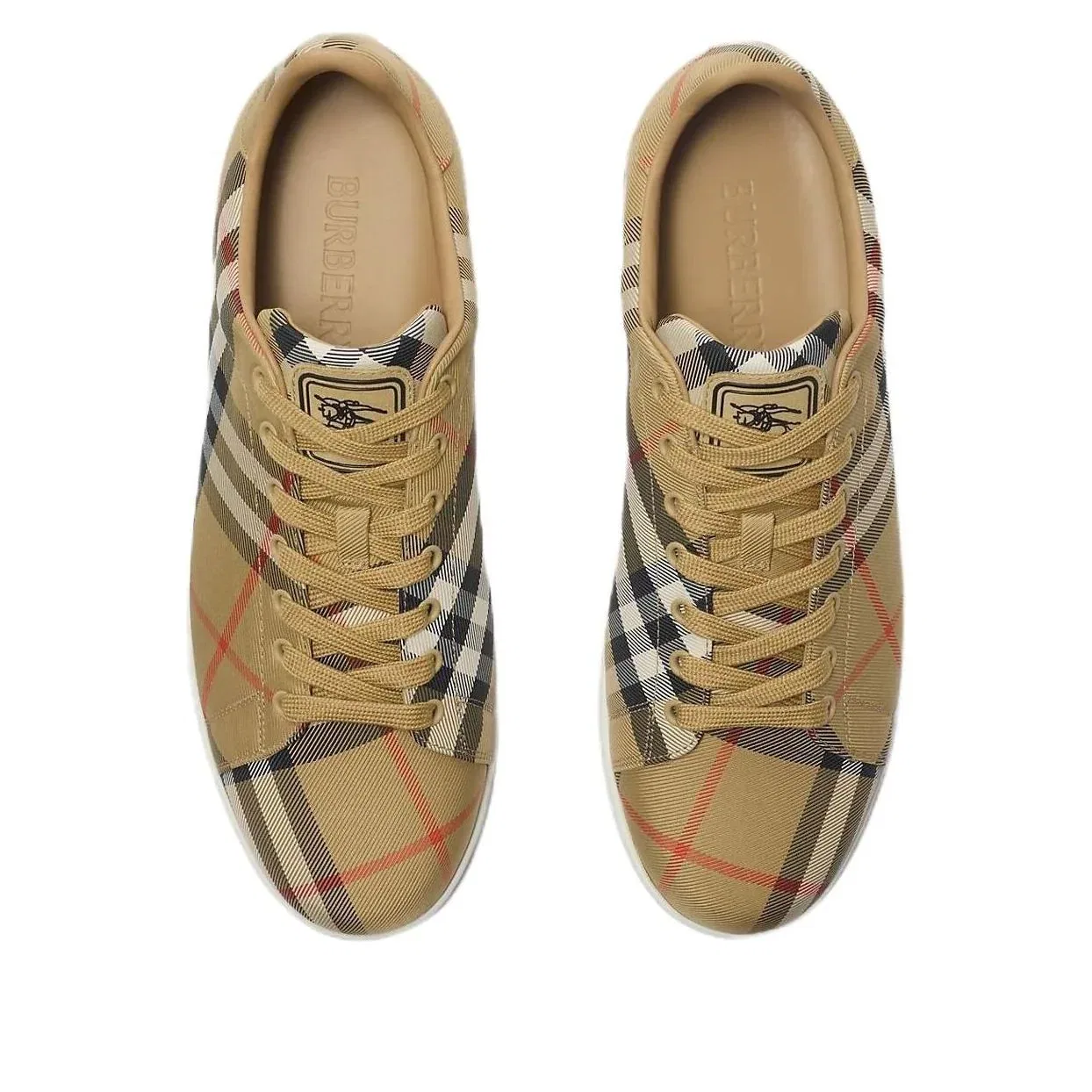 Кроссовки Burberry 26 Check Set, цвет «песочно-бежевый» 81188461 — фото 4