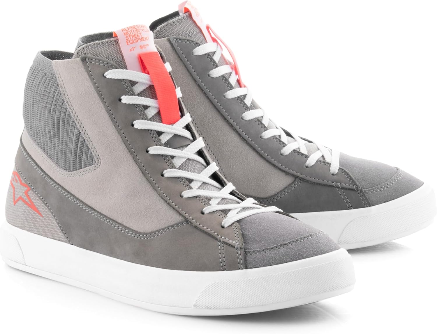 

Кроссовки Alpinestars, сертифицированные CE, легкие, с изящным дизайном и удобной посадкой, белый/красный/серый/светло-серый