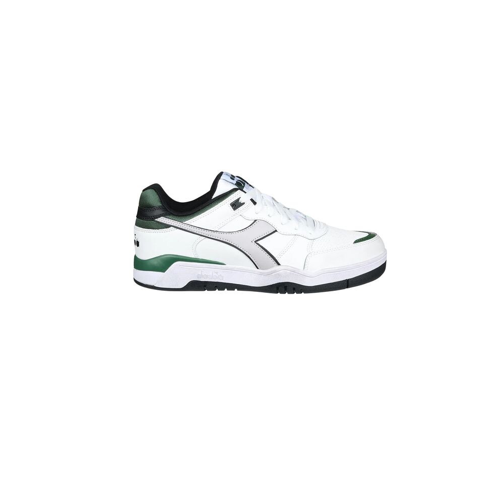 

Зеленые кожаные кроссовки Diadora
