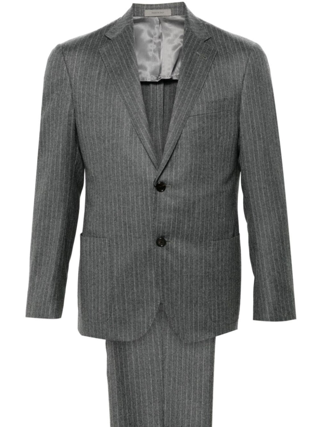 

Corneliani костюм в тонкую полоску, серый