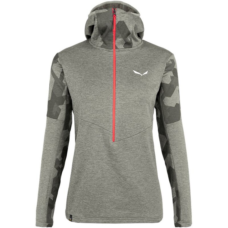 

Hooded sweatshirt boe am w hz Salewa, серый
