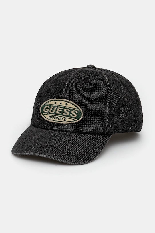 

Джинсовая кепка с козырьком Vintage Guess Originals, черный