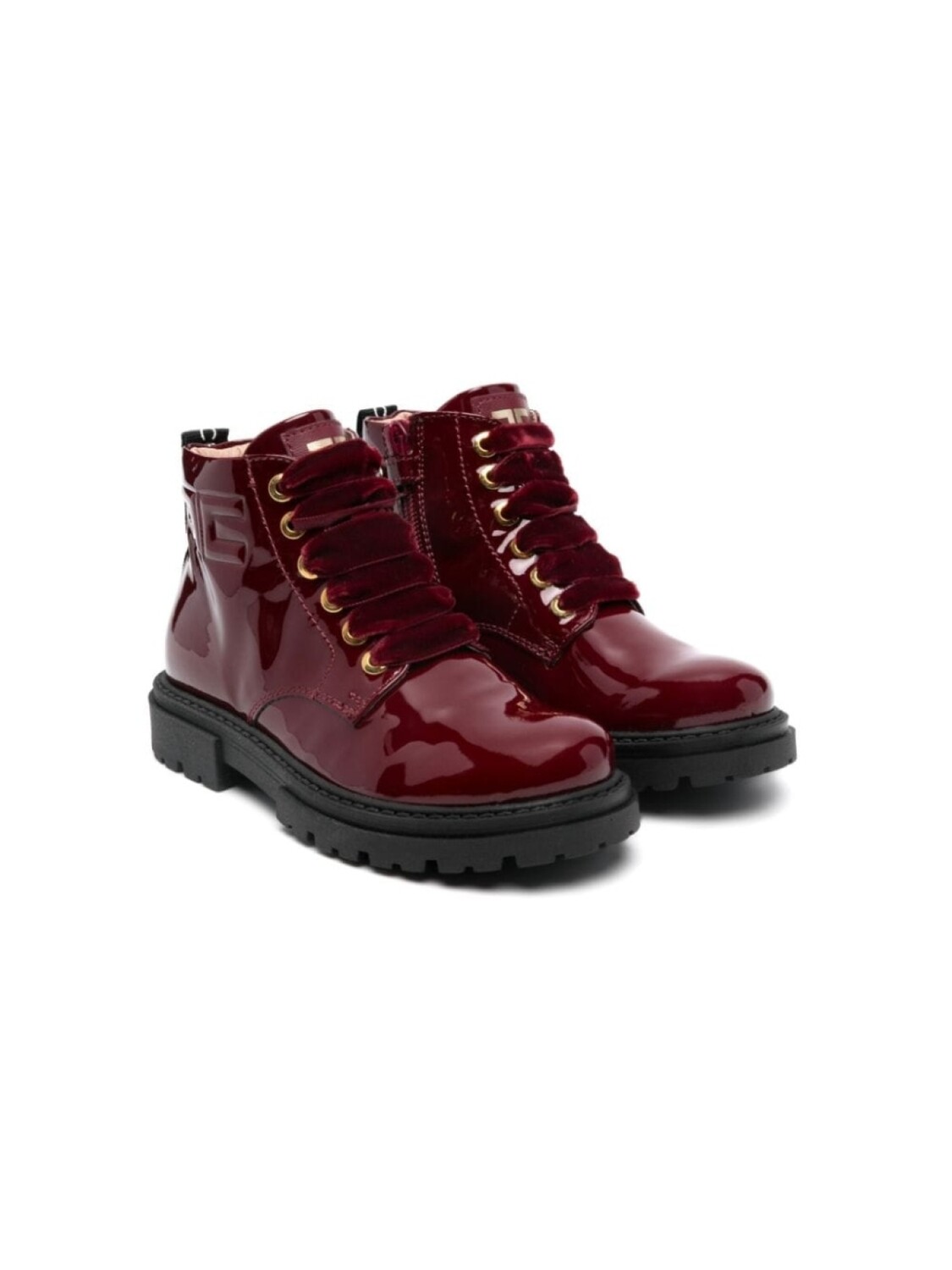 

Elisabetta Franchi La Mia Bambina лакированные ботинки, красный