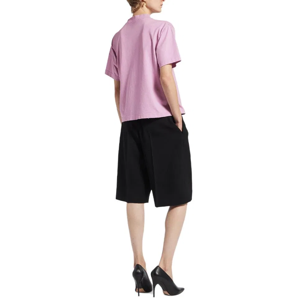 Футболка с принтом crewneck Balenciaga, Pink — фото 4