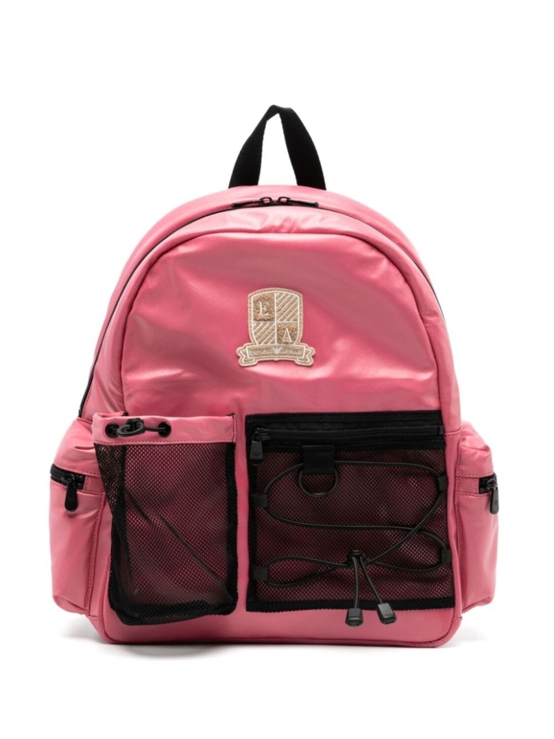 

Рюкзак с нашивками Emporio Armani Kids, розовый