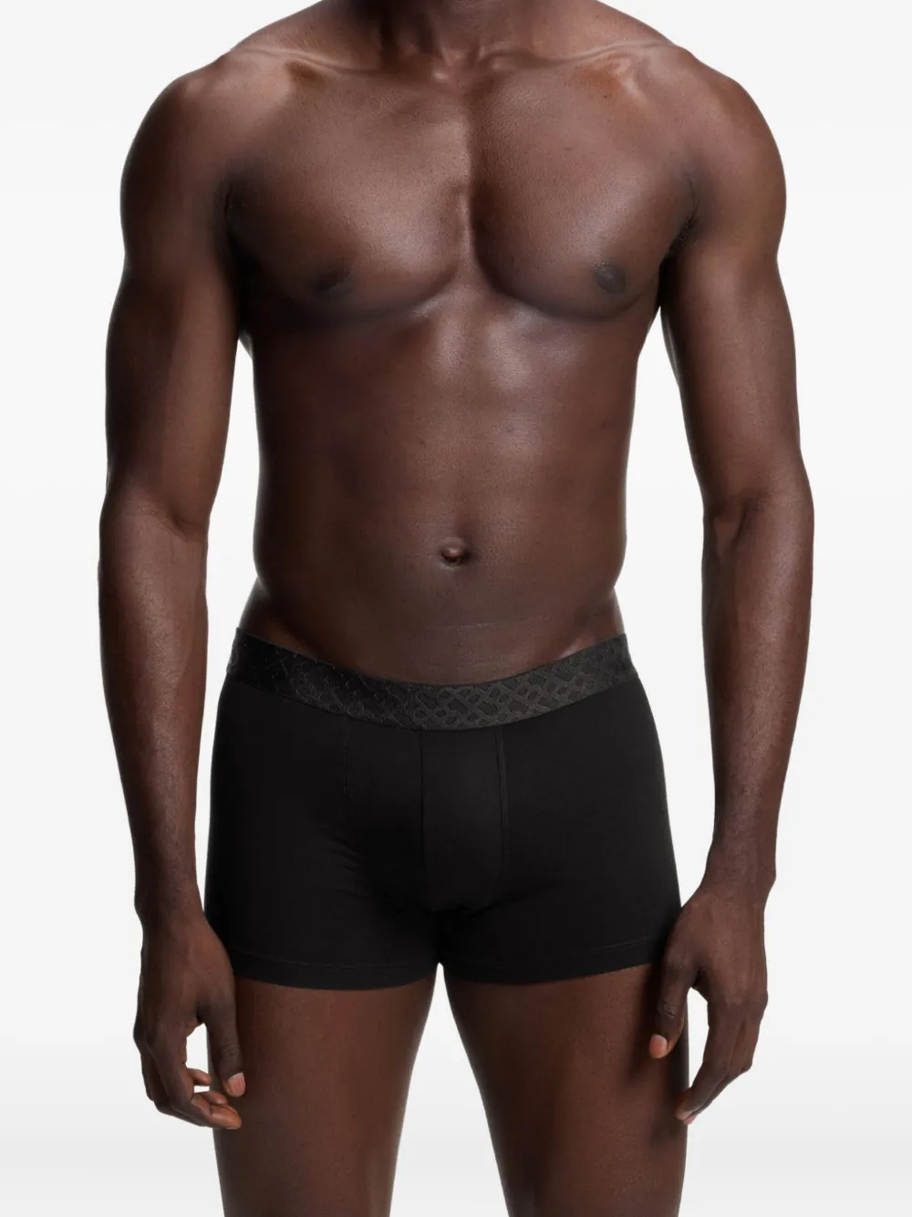 

Трусы-боксеры с эластичным поясом (набор из трех штук) Boss, черный