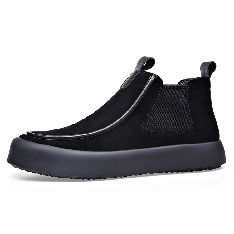 

YEDANI Мужские короткие челси ботинки черные утепленные, цвет Black Insulated Shoes