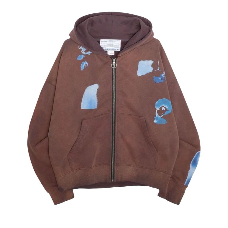 

Худи Jungles Waiting Around Zip Hoodie 'Purple', фиолетовый
