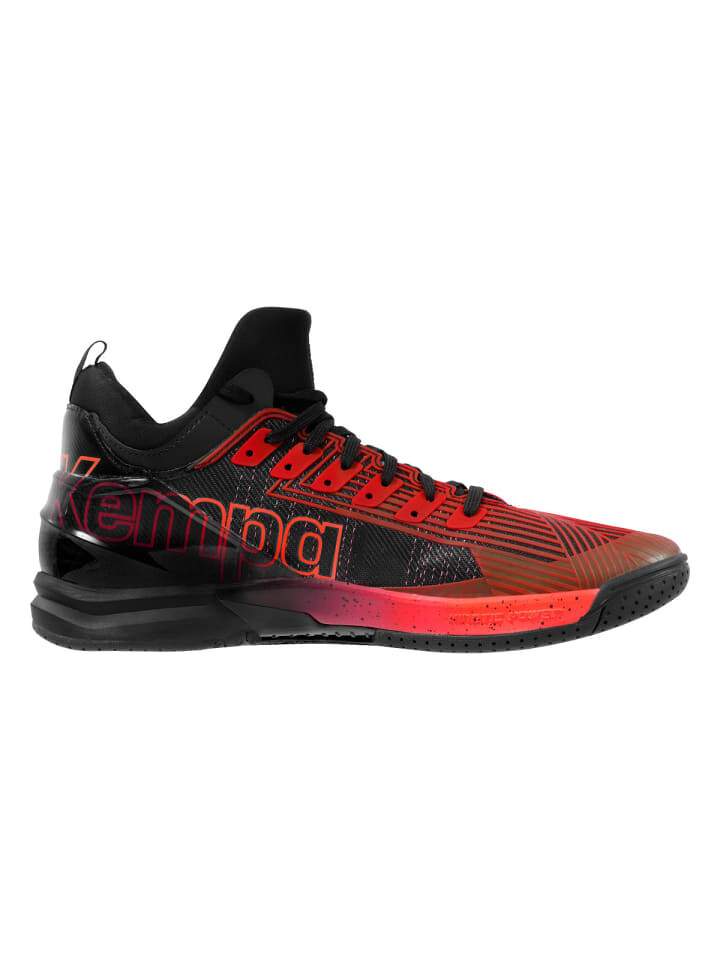Спортивные кроссовки Kempa Hallen-Sport-Schuhe Attack Mid, цвет schwarz/rot — фото 3