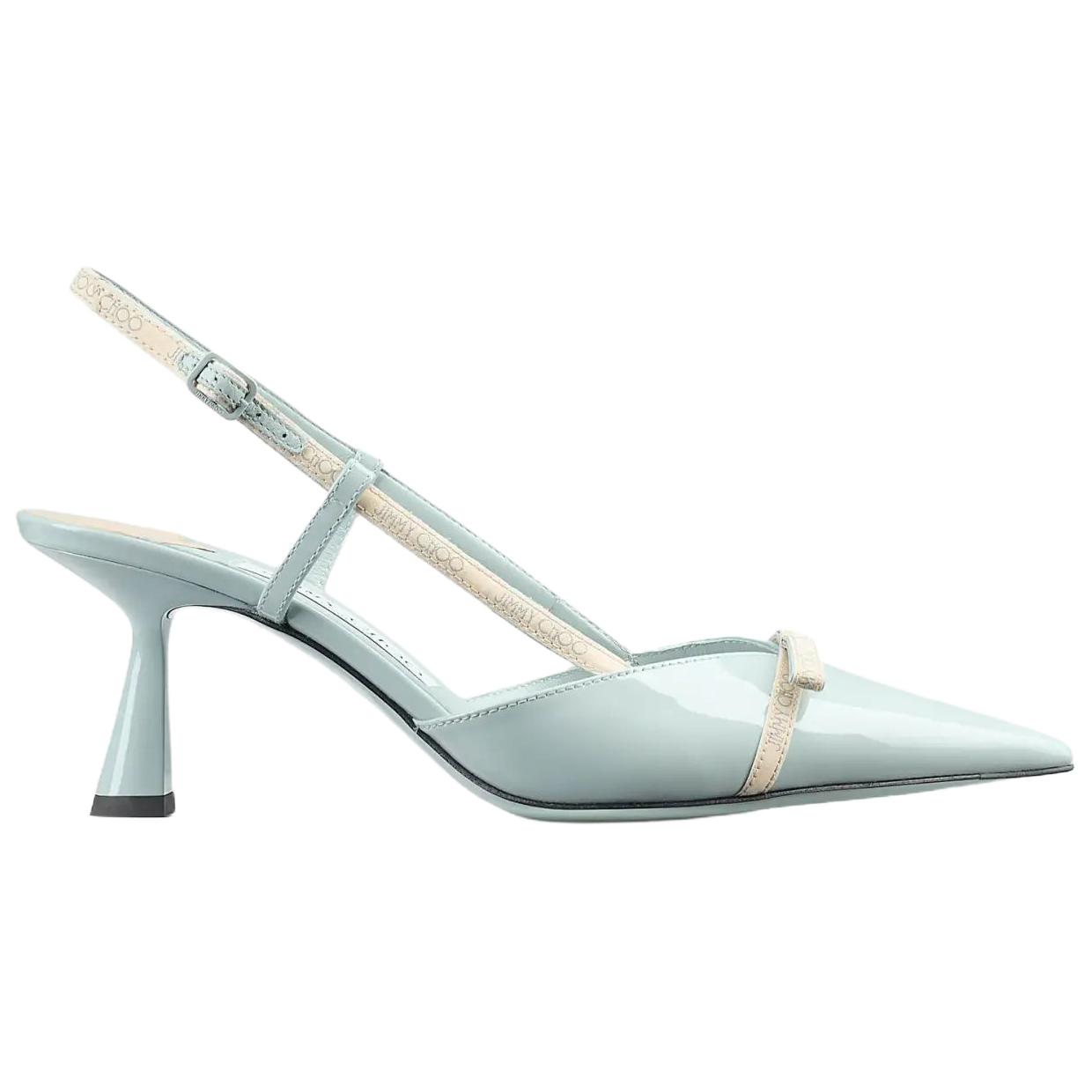 Jimmy Choo Камила Слим Хилл Высокие каблуки 6,5 см Женские Светло-бирюзовые, цвет Light Teal — фото 2