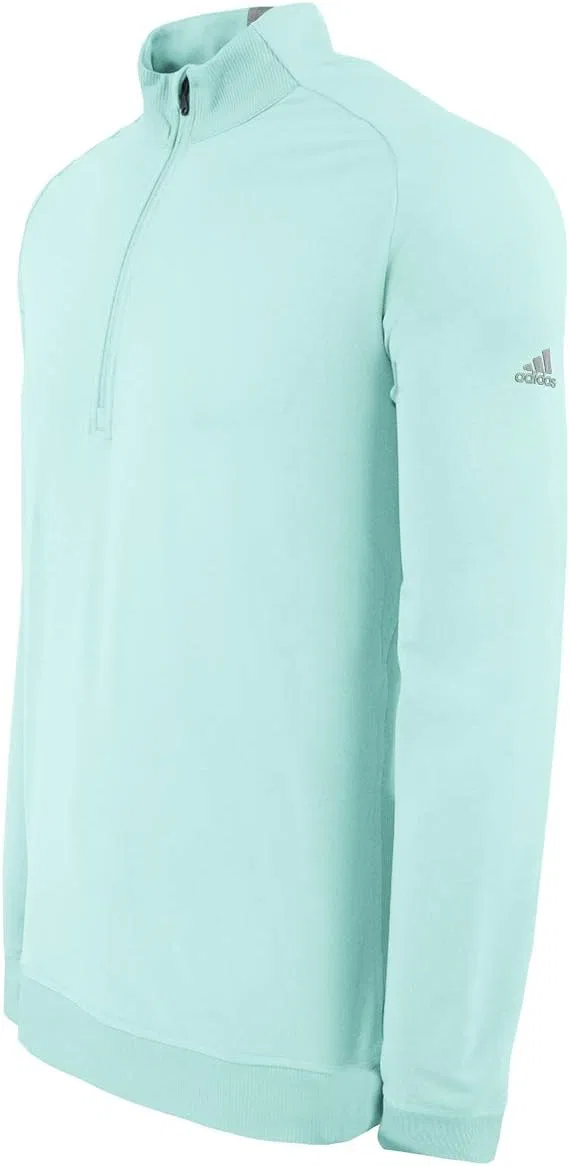 Мужской пуловер adidas Classic Club с застежкой-молнией на четверть длины — фото 2