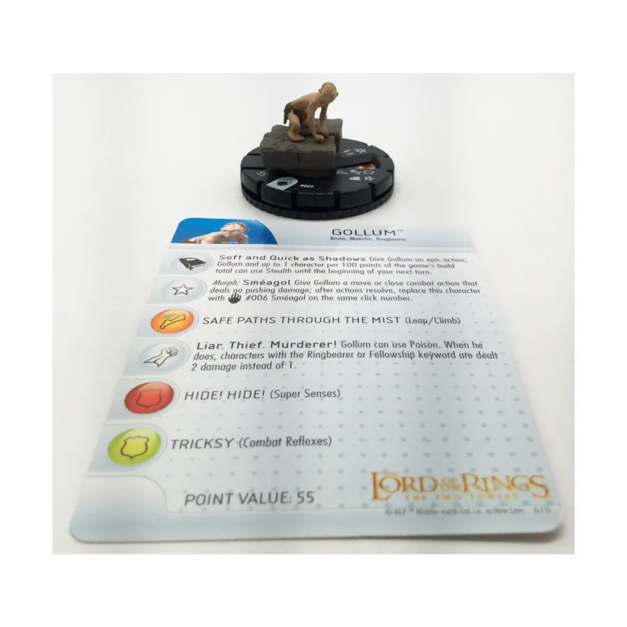 

Голлум #007 (С), Lord of the Rings - The Two Towers - HeroClix - Singles