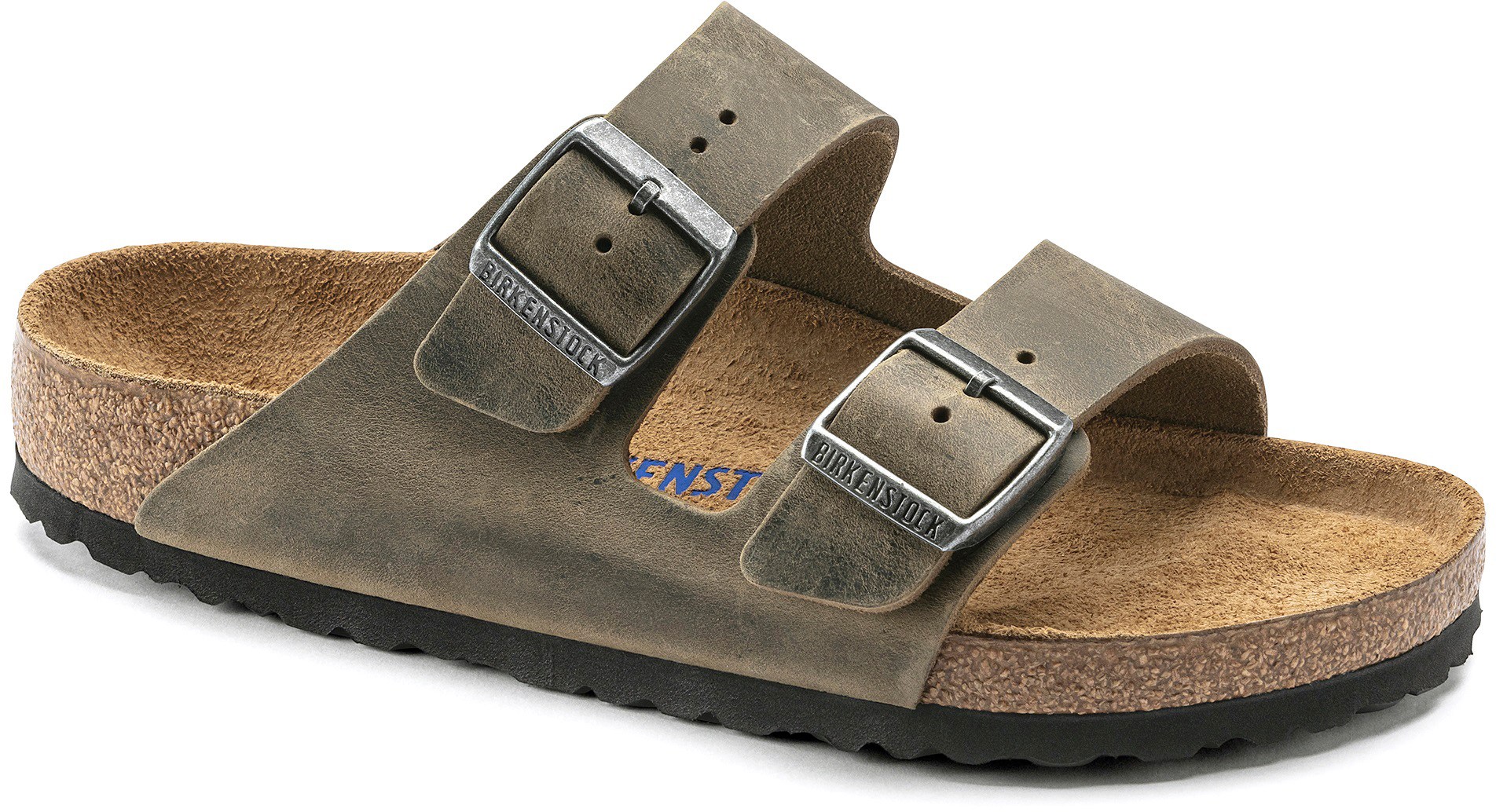 

Сандалии Arizona с мягкой стелькой — мужские Birkenstock, зеленый