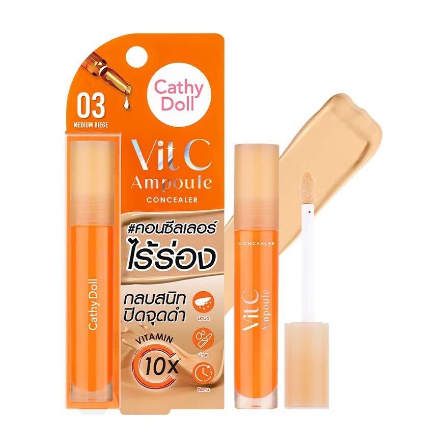 

Cathy Doll Ампульный консилер Vit C 4,1г. 03 Medium Beige, Medium Beige