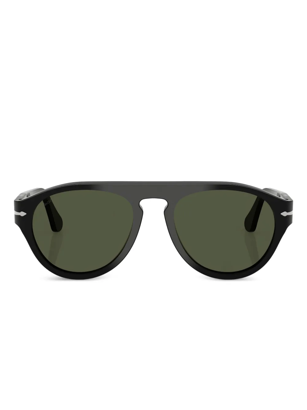 

Солнцезащитные очки в овальной оправе Persol, черный